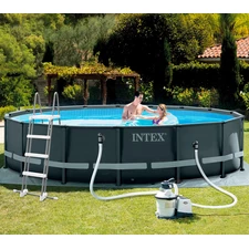 Каркасный бассейн Intex 26324, 488 х 122 см., с песочным фильтр-насосом